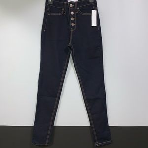 NWT high waist dark wash jeans